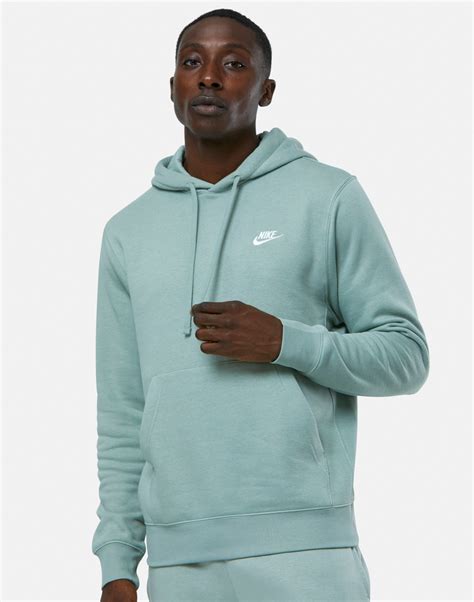 Nike Mens Club Hoodie - Green | Life Style Sports UK