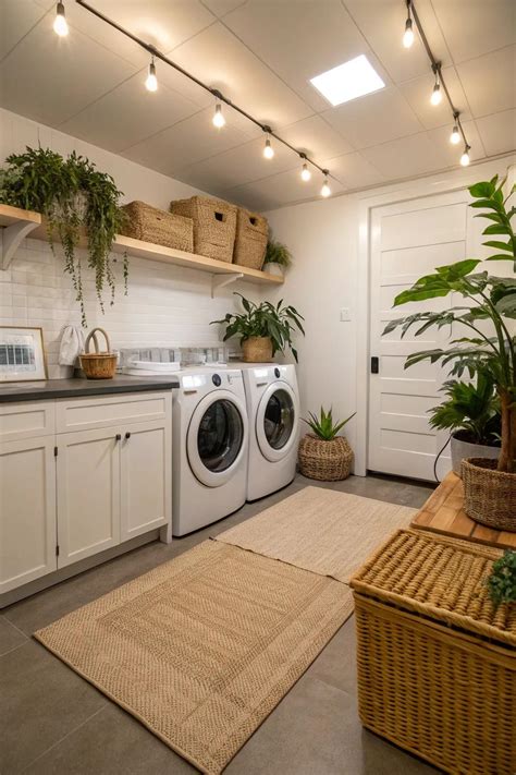 16+ Stunning Laundry Room Light Fixture Ideas