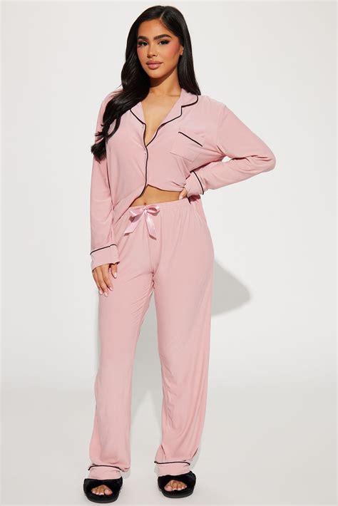 Foxy Babe PJ Pant Set - Pink | Fashion Nova