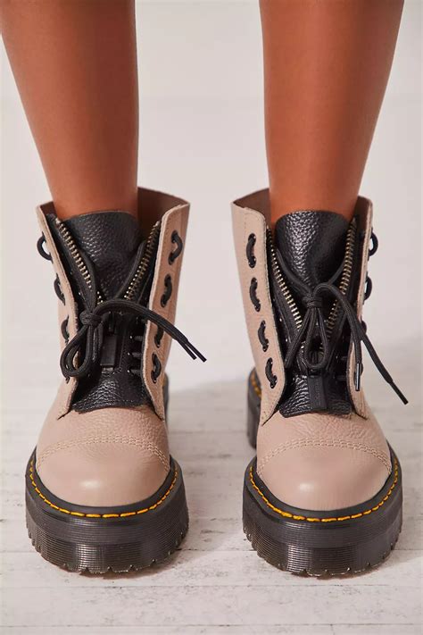 Dr. Martens Sinclair Zip Front Boots | Free People Goth Boots, Boots ...