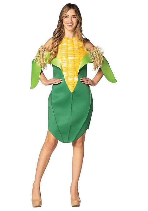 Whimsical Corn-Themed Attire - Halloween Costumes