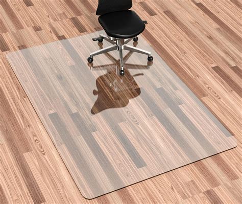 Amazon.com : HOMEK Office Chair Mat for Hardwood Floor, 1/8" Thick 46”x ...