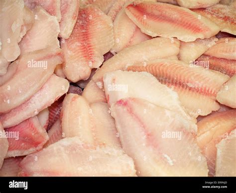 frozen fish fillet Stock Photo - Alamy