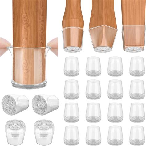 BALEINE Silicone Chair Leg Floor Protectors, Stool Leg Protectors Cap ...