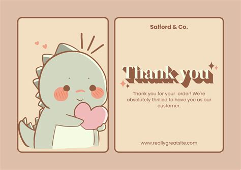 Cute Thank You Cards