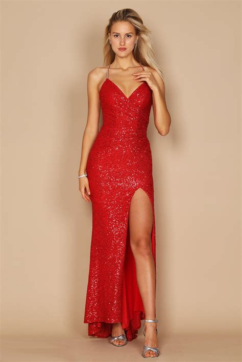 Red Sequin Dress – The Dress Outlet
