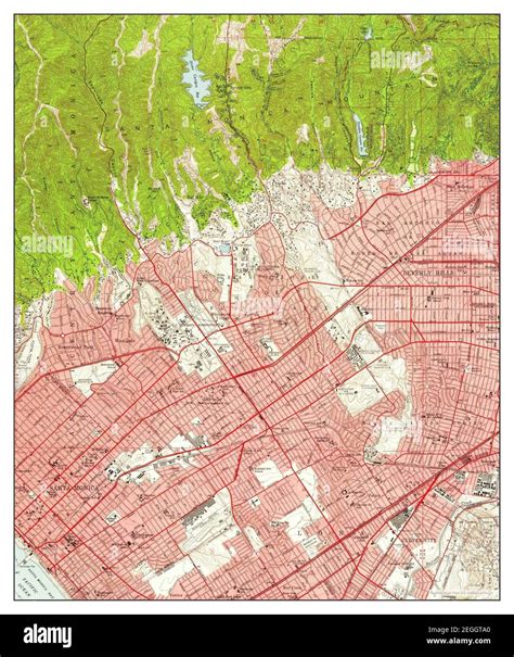 Beverly Hills, California, map 1950, 1:24000, United States of America ...