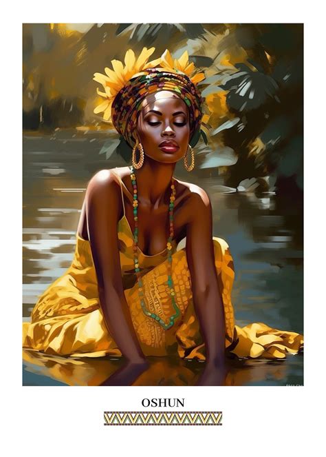 Orisha oshun african orisha art oshun african goddess etsy – Artofit