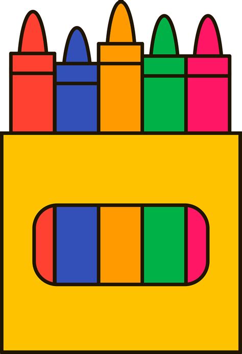 Crayon Box Clipart