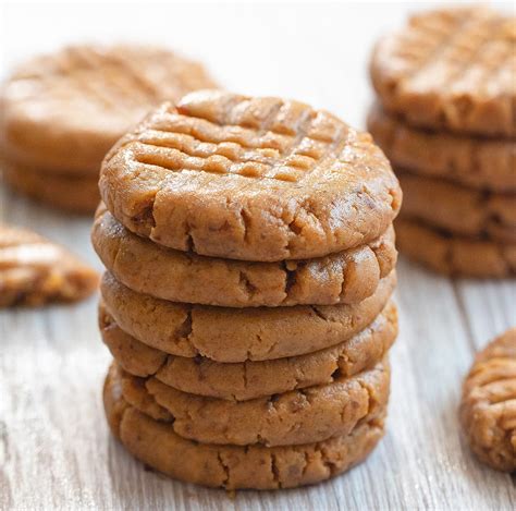 2 Ingredient Healthy No Bake Peanut Butter Cookies (No Flour, Added ...
