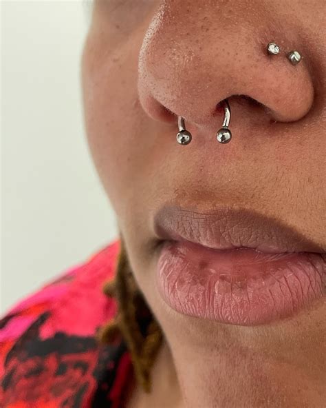 Nasal Septum Piercing Location