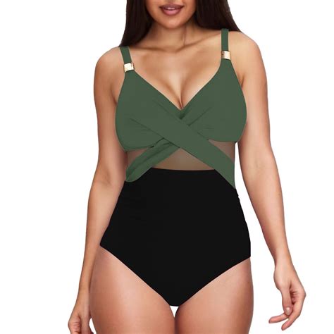 ChuanccModest Bathing Suit For Women Corset Swimsuit Womens Swimsuit ...