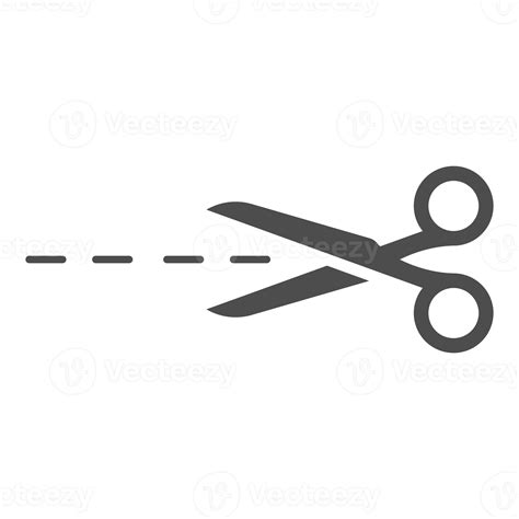 Scissor icon black color transparent background 18874634 PNG