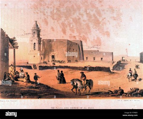 The Plaza and Church of El Paso. In: 'United States and Mexican ...