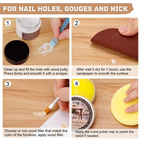 Snapklik.com : Furniture Repair Kit Wood Filler, Upgrade 6 Colors Oak ...