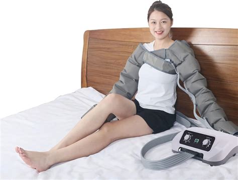 6 Cavity Lymphatic Drainage Leg Massager, Electric Leg Air Compression ...