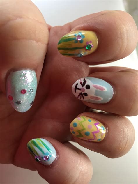 Easter Nails Design | Bunny nails, Easter nails, Easter nail designs