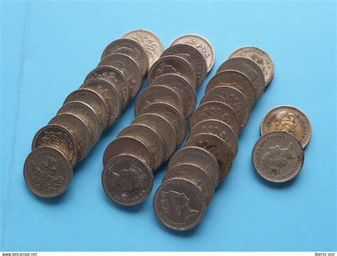 Vrac - Monnaies - Lot of 32 x 1 Pound + 51 x 20 Pence >>> Total +/- 44 ...