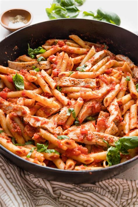 Chicken Marinara Pasta - Nourish and Fete