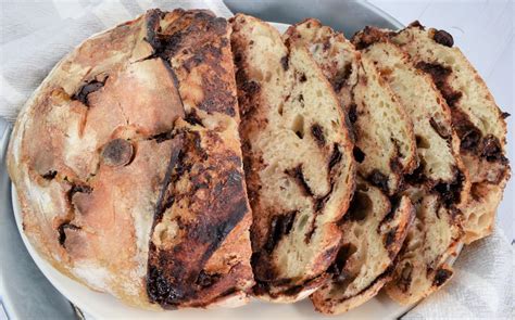 Chocolate Chip Swirl Artisan Sourdough Bread Recipe - Idie's Farm