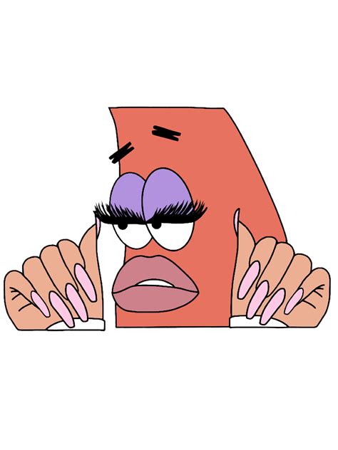 Patrick Star Meme Lashes amp Nails | Inspire Uplift