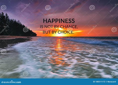 Life Inspirational Quotes - Happiness is Not by Chance but by Choice ...