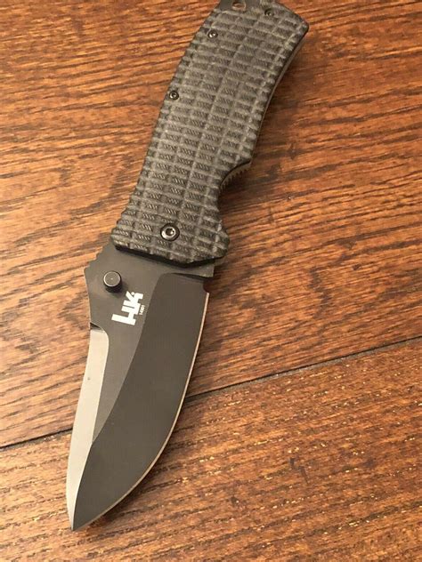 Heckler Koch HK knife 14201 Nice Folding Knife 3.5" Blade Easy Open ...