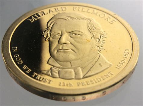 2010 S Millard Fillmore 1 Dollar President United States Uncirculated ...