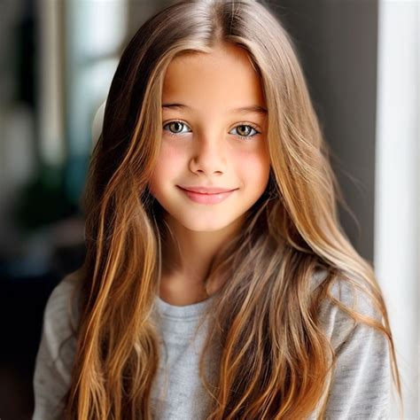 Very beautiful 13 year old girl with straight hair by Kelven Batista ...