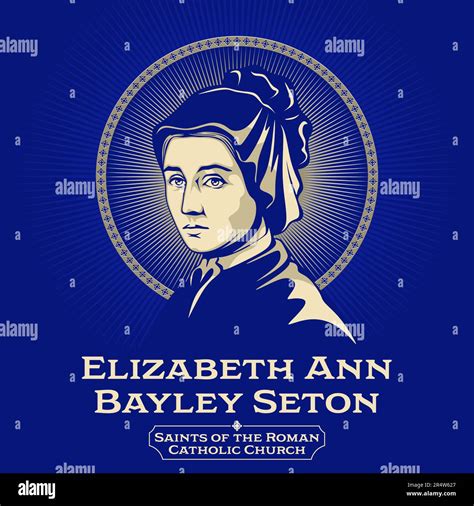 Elizabeth seton portrait Stock Vector Images - Alamy