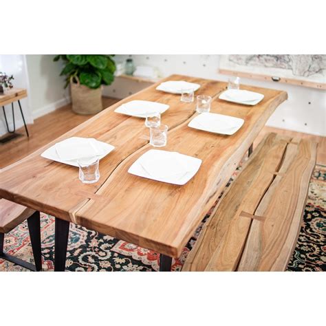 Carmel Acacia Dining Table | Industrial Rustic Design | City Home