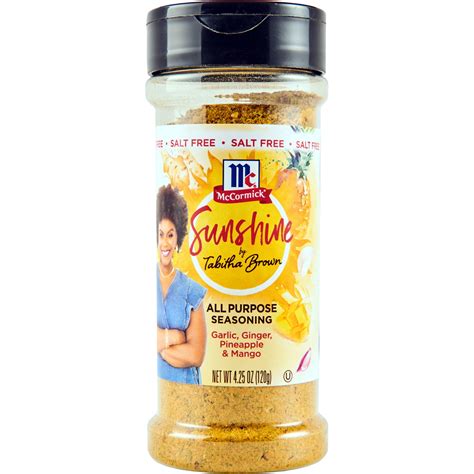 McCormick Salt Free Sunshine by Tabitha Brown All Purpose Seasoning, 4.25 oz Bottle - Walmart.com