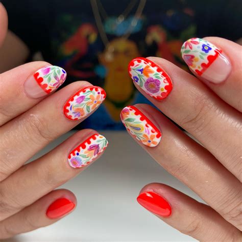 25 Bright Mexico Nail Designs That Wow – CreativeBooster