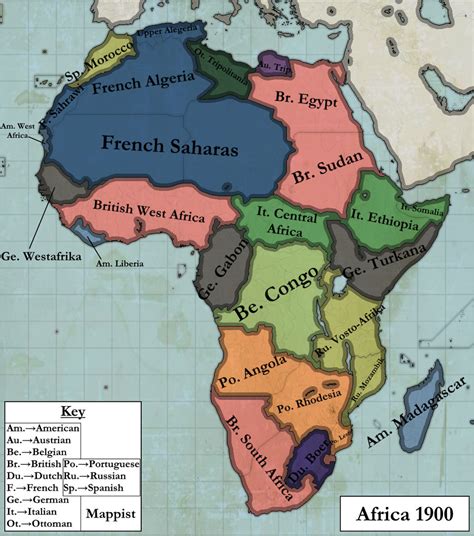 1900 Map Of Africa Africa Old Map. Created By Frederick Herman Moll,