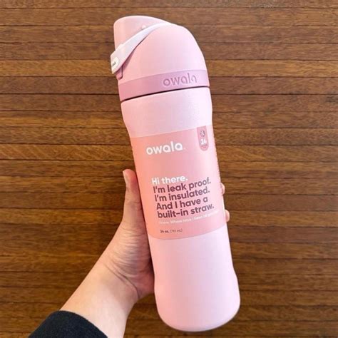 Owala Rose Quartz 24 oz Water Bottle rose Quartz... | Depop