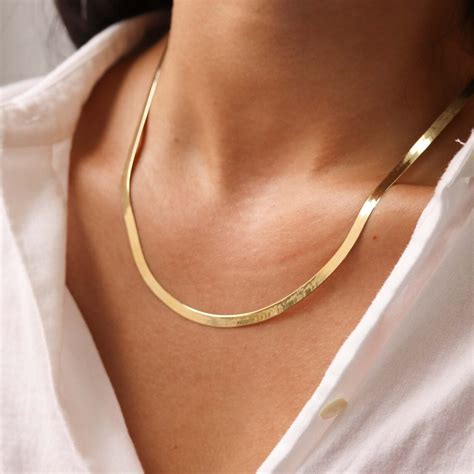 14K Gold Necklace 14K Gold Chain Solid Gold Necklace Solid - Etsy