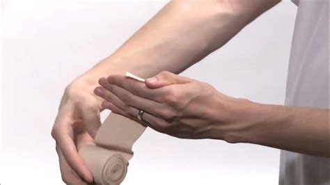 How To Wrap Wrist with ACE Brand Elastic Bandages? - YouTube
