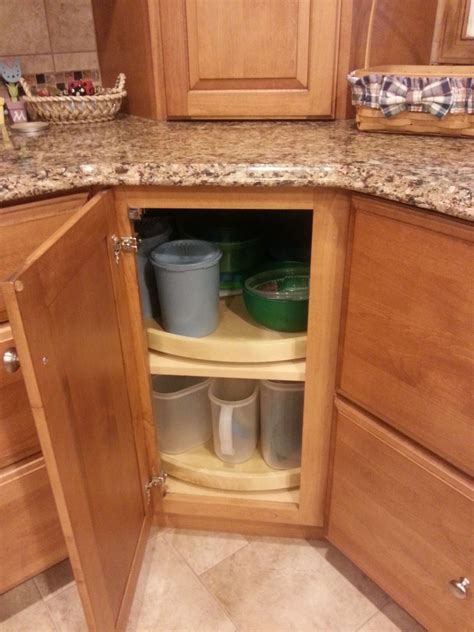 Corner Lazy Susan - Utilize Your Kitchen Cabinet Space