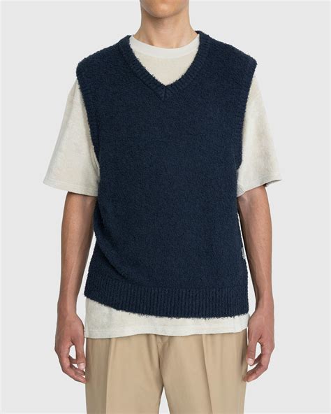 Highsnobiety – V-Neck Sweater Vest Black