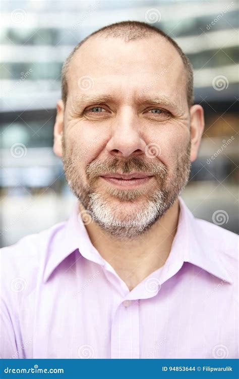 Face of middle-aged man stock photo. Image of businessman - 94853644