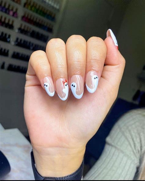 #ghost | Unghie idee, Unghie, Unghie halloween