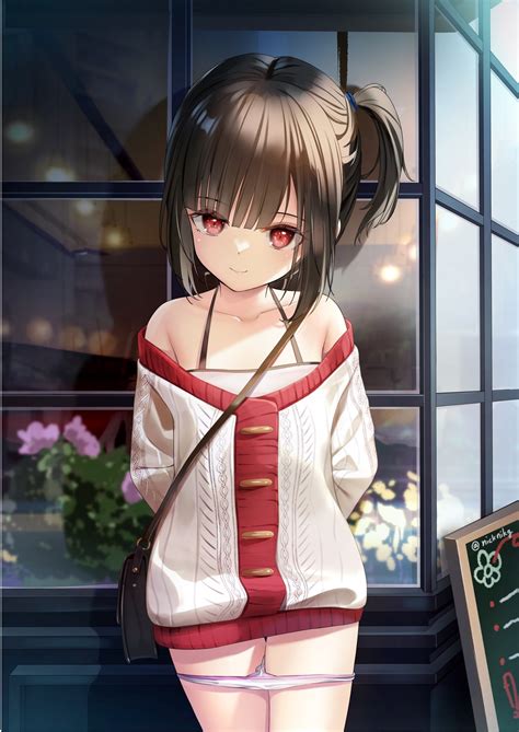 yan (nicknikg) loli pantsu panty pull sweater | #1095465 | yande.re