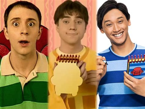 Blues Clues Joe Und Steve Three Generations Of Blue’s Clues Hosts
