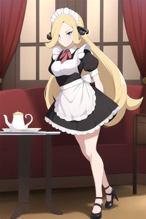 AI Maid Cynthia by silversrtiker32395 on DeviantArt