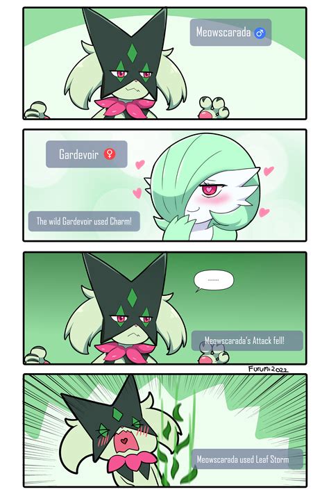 gardevoir and meowscarada (pokemon and 1 more) drawn by keita_naruzawa ...