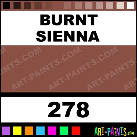 Burnt Sienna Tempera Fine Gouache Paints - 278 - Burnt Sienna Paint ...