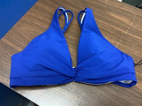 Shade and Shore 34C Blue Bikini Top - D3 Surplus Outlet