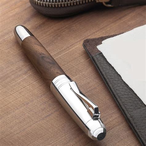 Graf Von Faber-Castell Magnum Walnut Rollerball Pen - Pen Boutique Ltd
