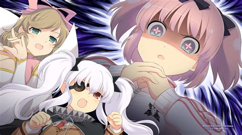 hibari, haruka, and yagyu (senran kagura and 1 more) drawn by yaegashi ...
