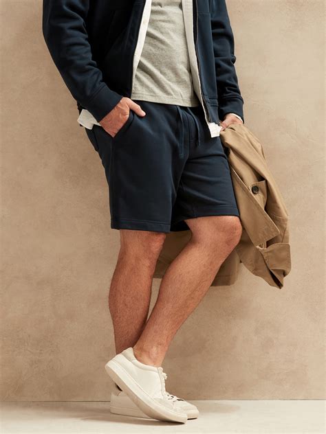 Organic Cotton French Terry Short | Banana Republic